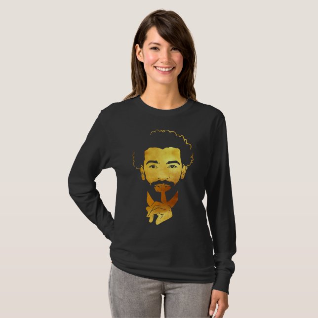 Mohamed Salah, der ägyptische König Fußball T-Shirt (Vorne ganz)
