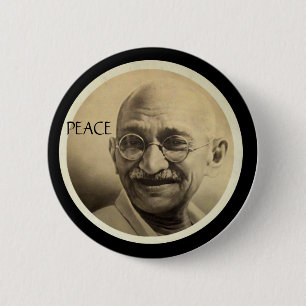 Mohandas Gandhi Button