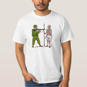 Mohandas Gandhi gegen Gewalt u. Beruf T-Shirt