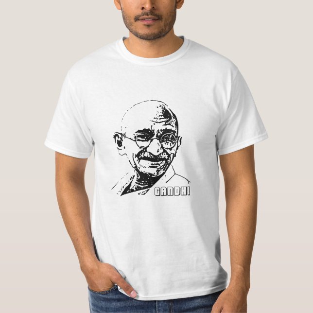 Mohandas Gandhi T-Shirt (Vorderseite)