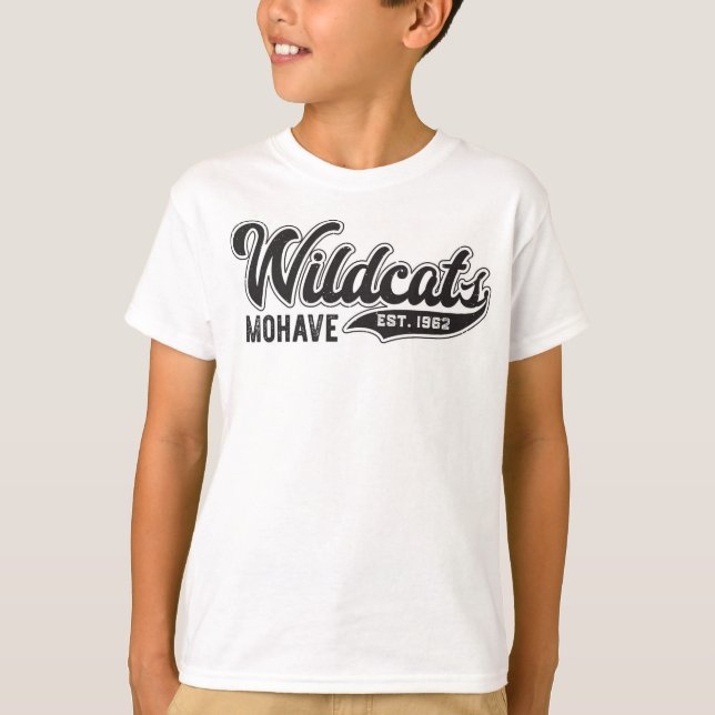 Mohave-Wildkatzen Est. 1962 Kindsport-c$tek T-Shirt (Vorderseite)