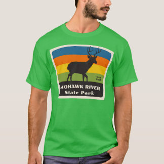Mohawk River Staat Park New York Roaming Deer T-Shirt