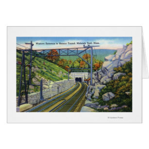 Mohawk Wanderweg Aussicht W. Eintritt nach Hoosac