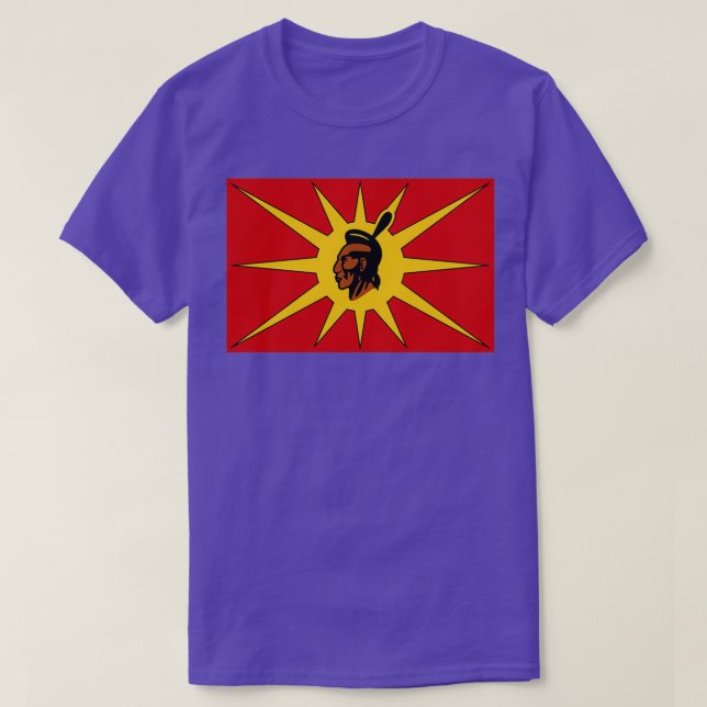 Mohawk Warrior Society Flag  T-Shirt (Design vorne)