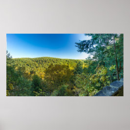 Mohican Gorge View, Mohican Staat Park, Ohio Poster