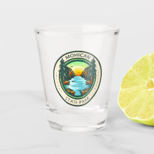 Mohican Staat Park Ohio Abzeichen Schnapsglas