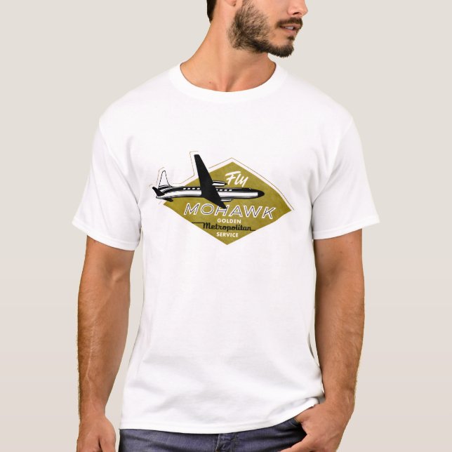 Mohikaner-Fluglinien 1960 II T-Shirt (Vorderseite)