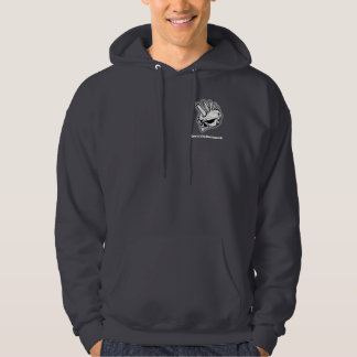 Mohikaner-Schädel-Nulltoleranz Hoodie