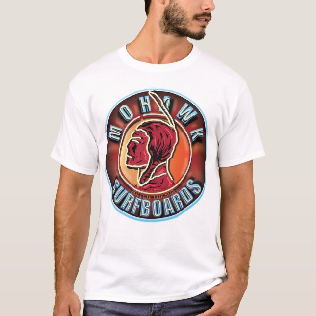 MOHIKANER-SURFBRETTER T-Shirt (Vorderseite)