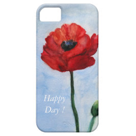 Mohn Art Phone SE + iPhone 5/5S, selten dort Case-Mate iPhone Hülle