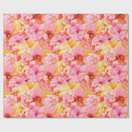 Mohn auf Mohn Geschenkpapier