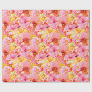 Mohn auf Mohn Geschenkpapier