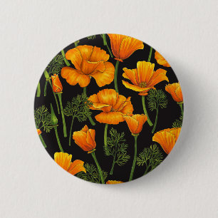 Mohn aus Kalifornien Button