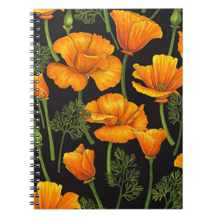 Mohn aus Kalifornien Notizblock