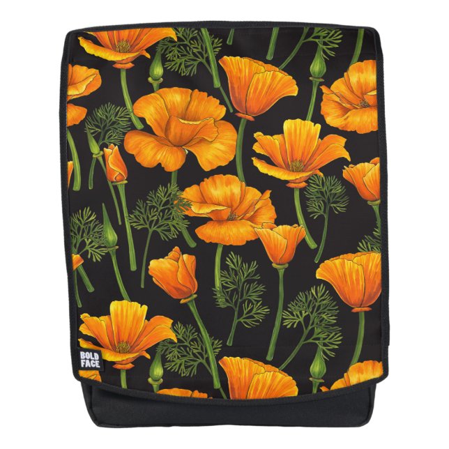 Mohn aus Kalifornien Rucksack (Vorderseite)