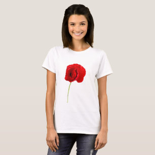 Mohn aus Single T-Shirt
