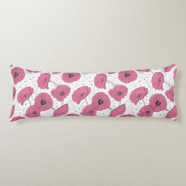 Mohn Blume Muster Kissen