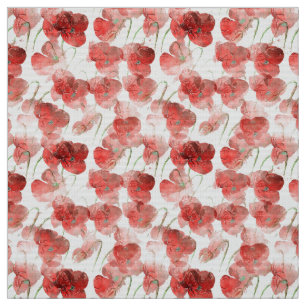 Mohn-Blume-Muster Stoff