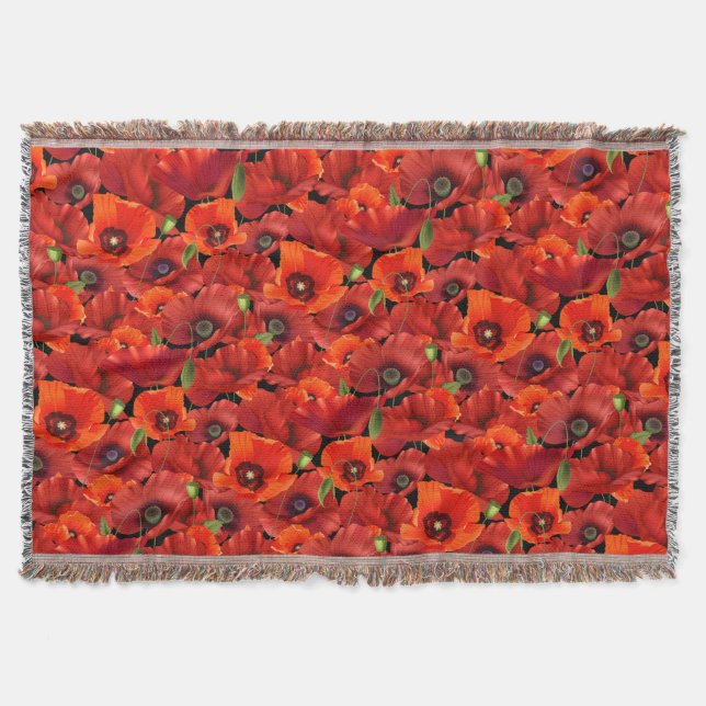 Mohn Decke (Vorderseite)