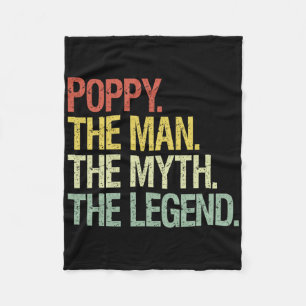 Mohn den Mann, den Mythos, die Legende Väter Gesch Fleecedecke