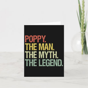 Mohn den Mann, den Mythos, die Legende Väter Gesch Karte