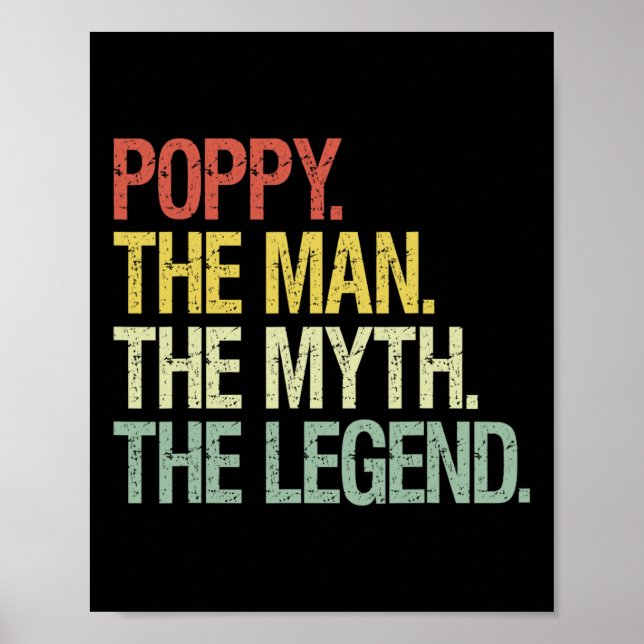 Mohn den Mann, den Mythos, die Legende Väter Gesch Poster (Vorne)