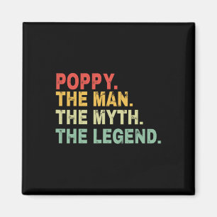 Mohn den Mann der Mythos der Legende Väter Tag Ges Magnet