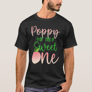 Mohn des Geburtstags 1 Pfirsich 1. T-Shirt