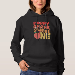 Mohn des süßen Einen süßen Pfirsich ersten Geburts Hoodie