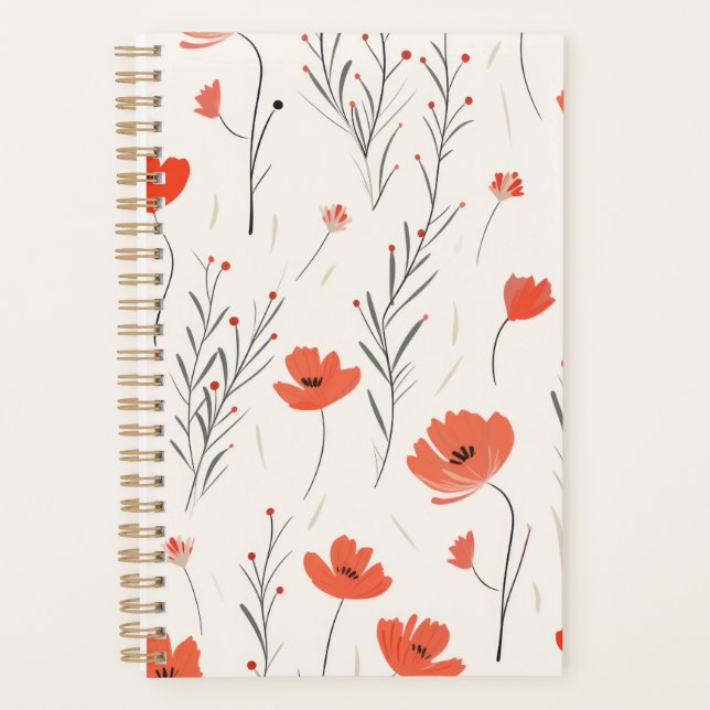 Mohn Eleganz Planer (Vorderseite)