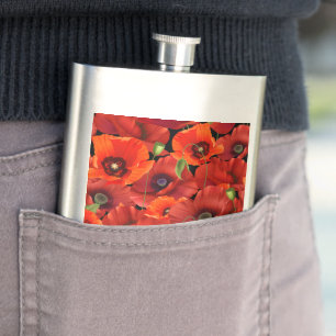 Mohn Flachmann