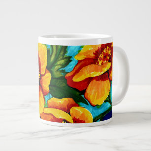 Mohn für Energie Jumbo-Tasse