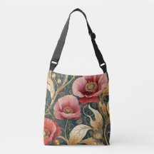 Mohn-Gartenblüte - Botanischer Jugendstil