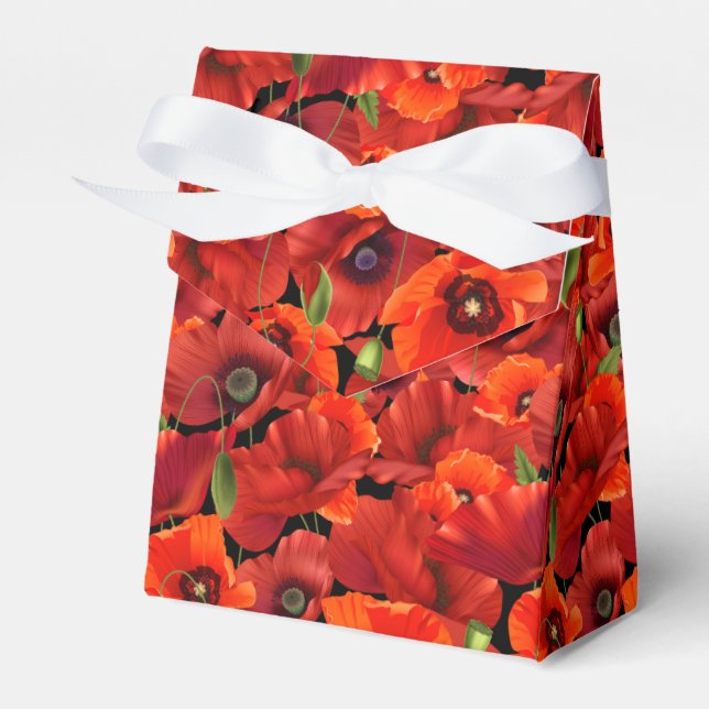 Mohn Geschenkschachtel (Vorderseite)