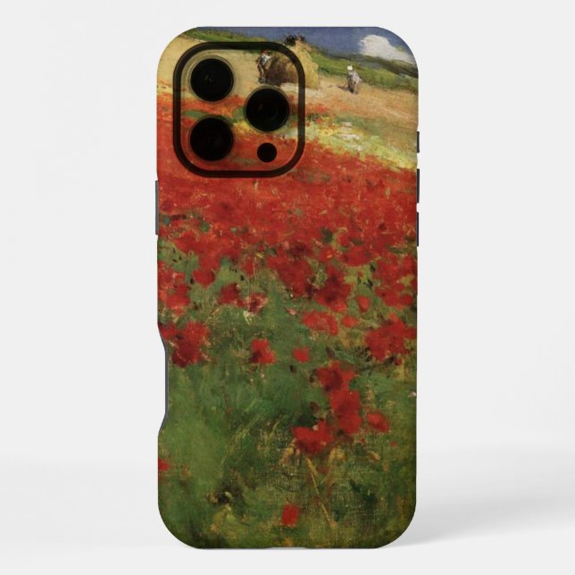 Mohn  iPhone hülle (Rückseite)