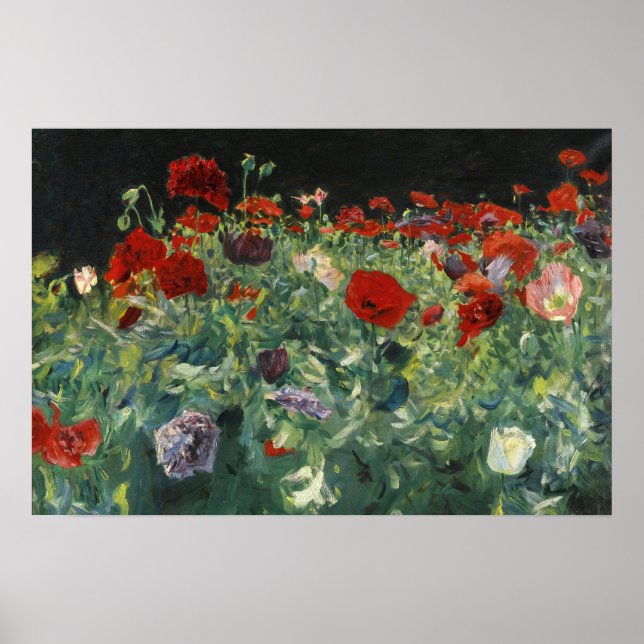Mohn | John Singer Sargent Poster (Vorne)