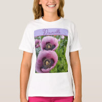 Mohn Lila-Blüten Blumen Mädchen Name Geburtstag