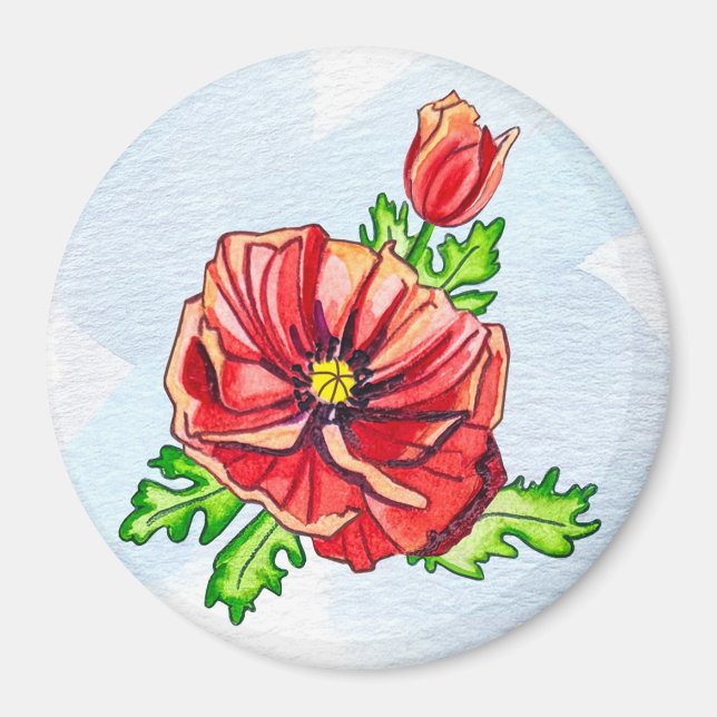 Mohn Magnet (Vorne)