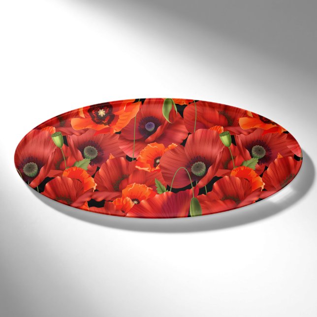 Mohn Namenschild (Vorderseite)