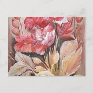 Mohn Postkarte