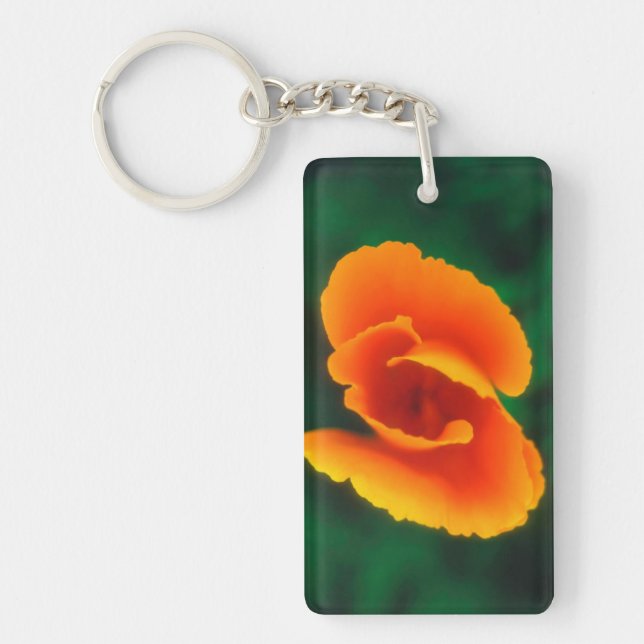 Mohn Schlüsselanhänger (Vorderseite)