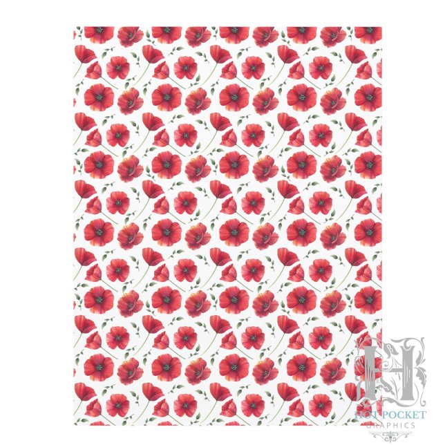 Mohn Scrapbook Papier (Von Creator hochgeladen)