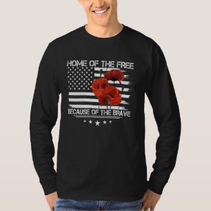 Mohn Shirt Zuhause des freien wegen der tapferen