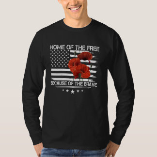 Mohn Shirt Zuhause des freien wegen der tapferen