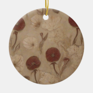 Mohn symbolisiert den Niedergang der Zivilisation Keramik Ornament