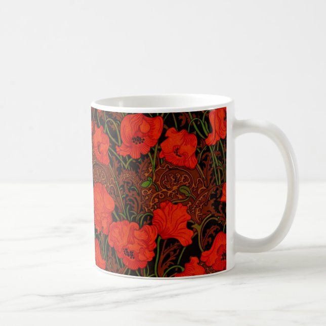 Mohn-Tasse Kaffeetasse (Rechts)