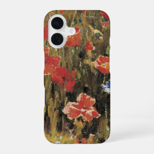 Mohn von Robert Vonnoh, Vintage Impressionismus iPhone 16 Hülle