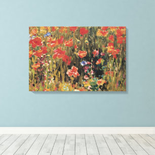 Mohn von Robert Vonnoh, Vintage Impressionismus Leinwanddruck