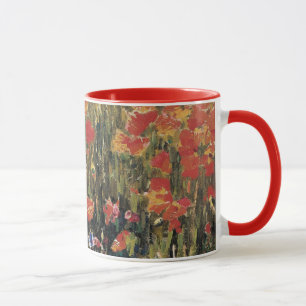 Mohn von Robert Vonnoh, Vintage Impressionismus Tasse