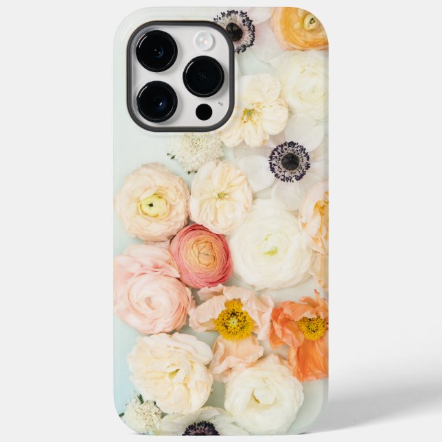 Mohnanemone ranuculus Rose Blume Case-Mate iPhone Hülle (Rückseite)